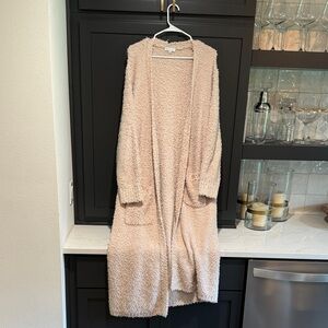 Gianni Bini Cozy Cream Open-Front Cardigan